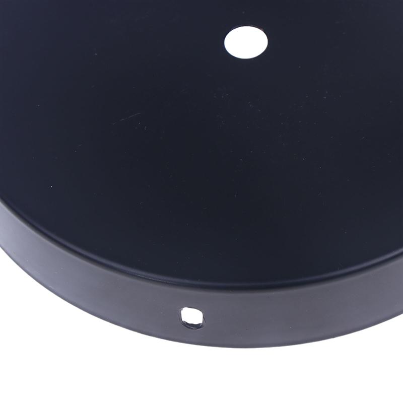 10/12/15CM Schwarz Weiß Metall Deckenplatte Halter Wandleuchte LED Basis Vintage Pendelleuchte Scheibenbasis Deckenbaldachin