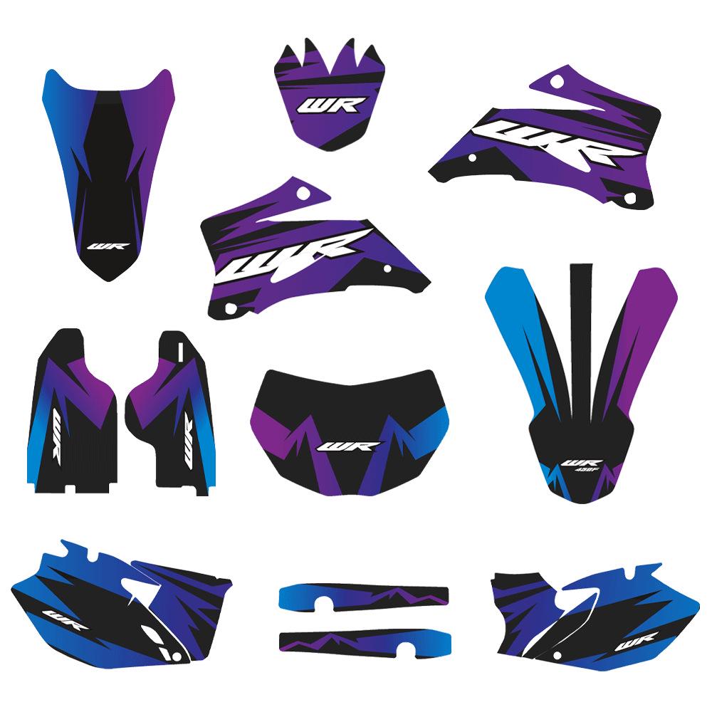 Complete Off-Road Sticker Set for YAMAHA WR450F (2007-2011) & WR250F (2007-2013)