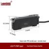Metal Sheathed Fiber Optic Sensor Amplifier with Right Angle Elbow and Extended Reflective Through-Beam Cable