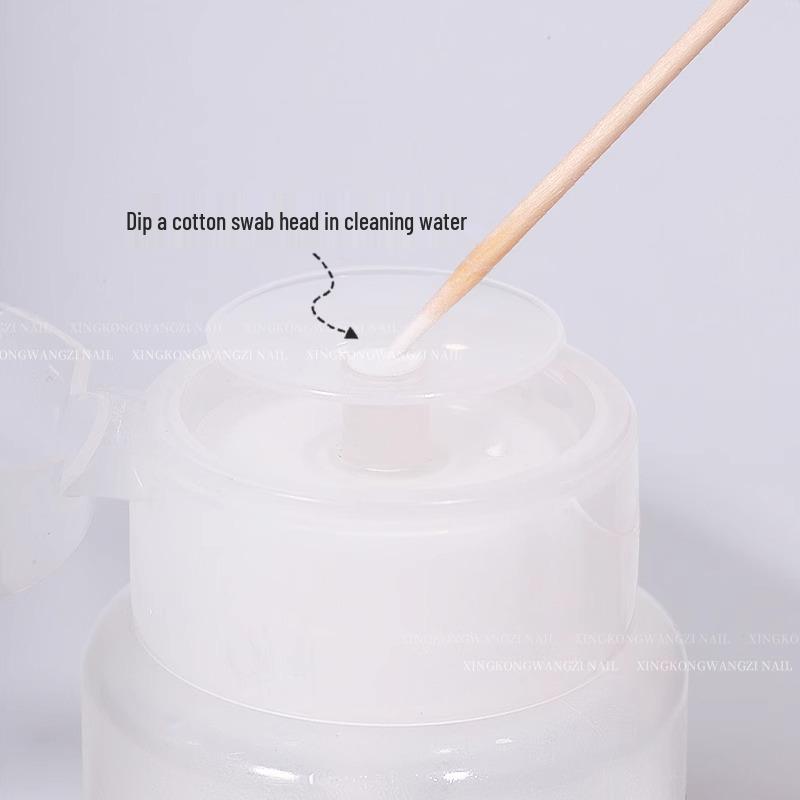 Bavlněné tyčinky proti přetékání pro nail art pro čisté drážky a odstraňování nečistot