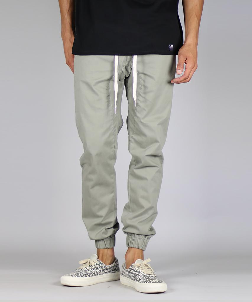 Haipeodenim Light Olive Drop Crotch Jogger