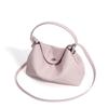 Dumpling Bag Versatile Casual Messenger Bag Women's Solid Color Light Luxury Leather Large Capacity Underarm Shoulder Bag