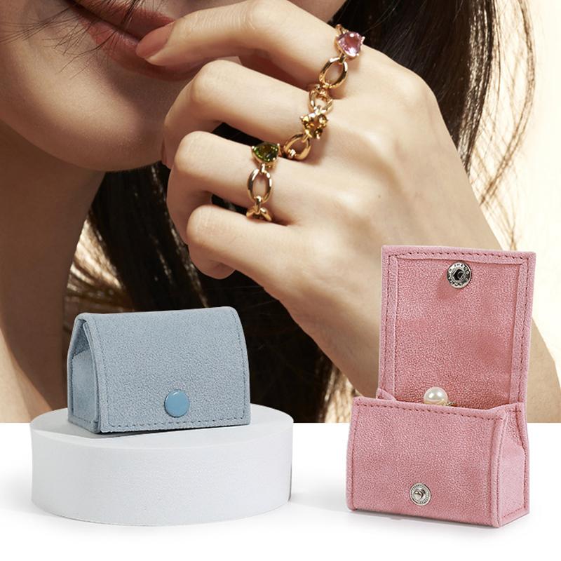 Velvet Rng Jewelry Box Multi-Purpose Portable Mini Storage Box Ornament Multi-Functional Jewelry Case Travel