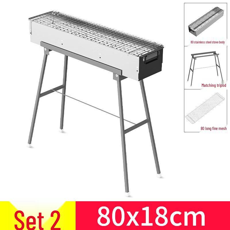 Tiemuyun Thickened Magnetic Stainless Steel Charcoal Grill