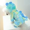 Warm Pet Dinosaur Costume Cartoon Comfortable Winter Puppy Clothes Colorful Style Thicken Pet Transformation Clothing