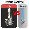 6/12 Pack Magnetic Screwdriver Bits Non-slip Shockproof Phillips Impact Bits Hex Shank Alloy Steel Bits Suitable for Power Tools