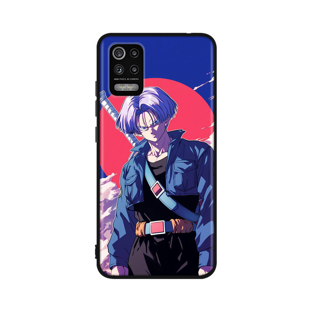 DT44 Dragon Ball Trunks Case for Xiaomi Poco X6 X4 M5 M6 F5 F6 C65 C55 C50 C51 C40 Redmi Note 7 8 14C A3X 13C 12C 11 10A 9C Pro Black Sofe Cover