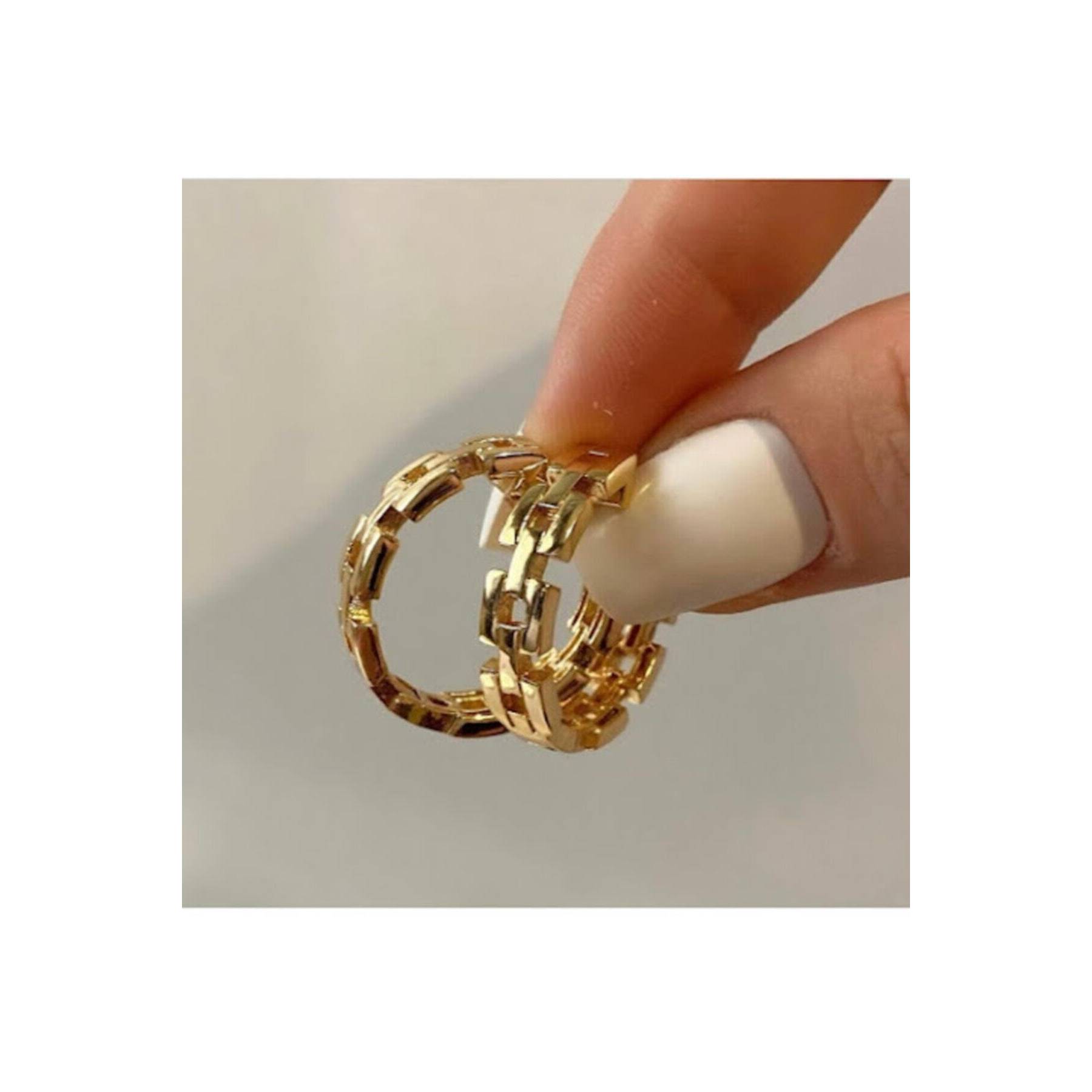 

Women s Steel Hoop Earrings