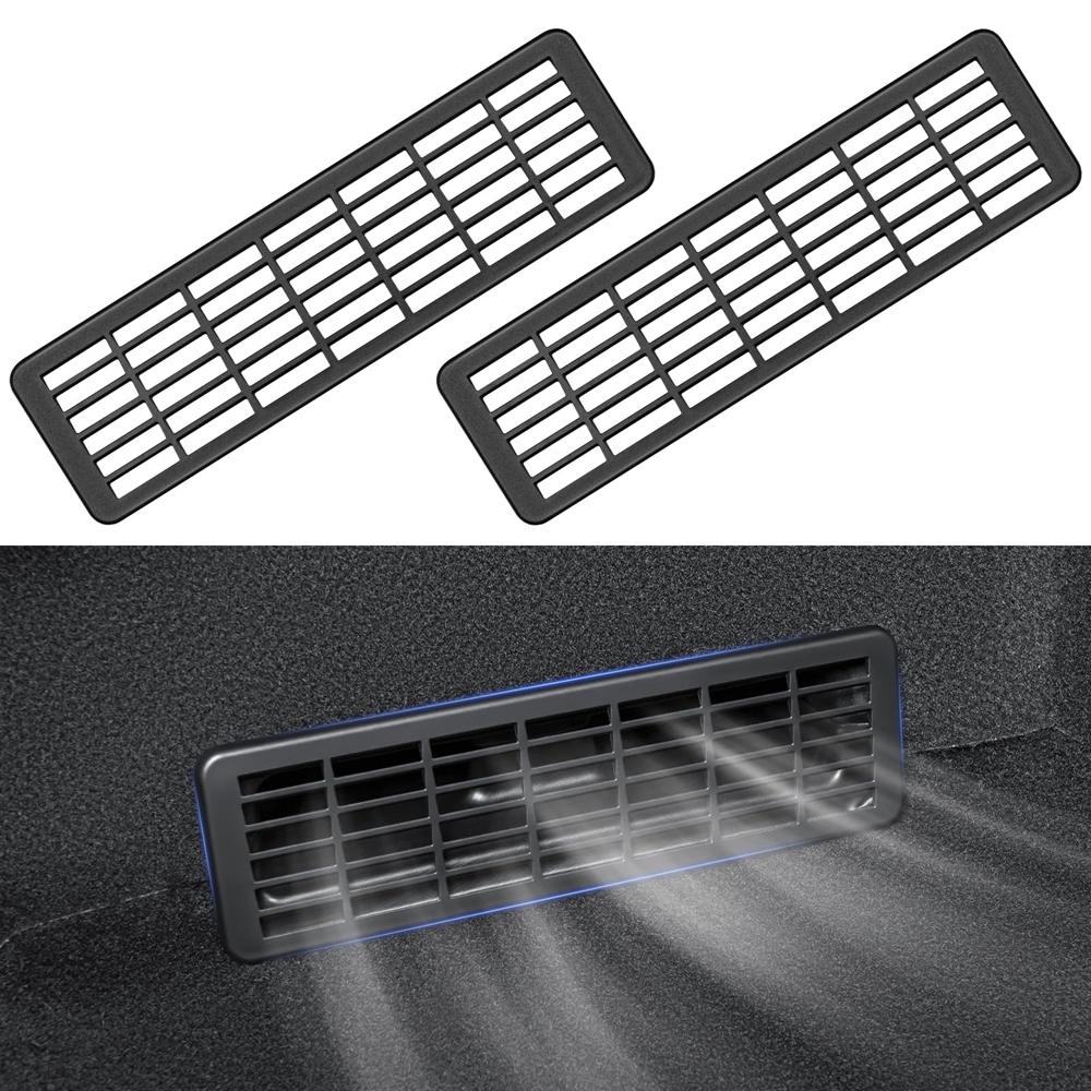 USVOTOV Backseat Air Vent Cover for Tesla Model 3 YL Model Y Juniper 2026 2025 Under Seat Air Outlet Cover Interior Accessories