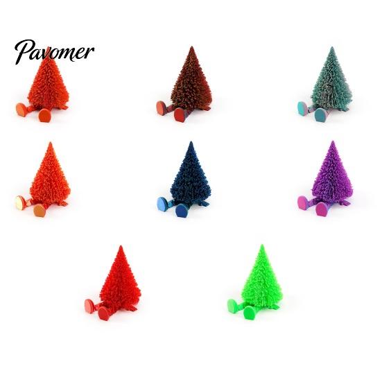 Unique Creative Christmas Gifts Tree Figure, Flexible Movable Joints 3D Printed Holiday Atmosphere Decorations Ornament, Festive Figure for