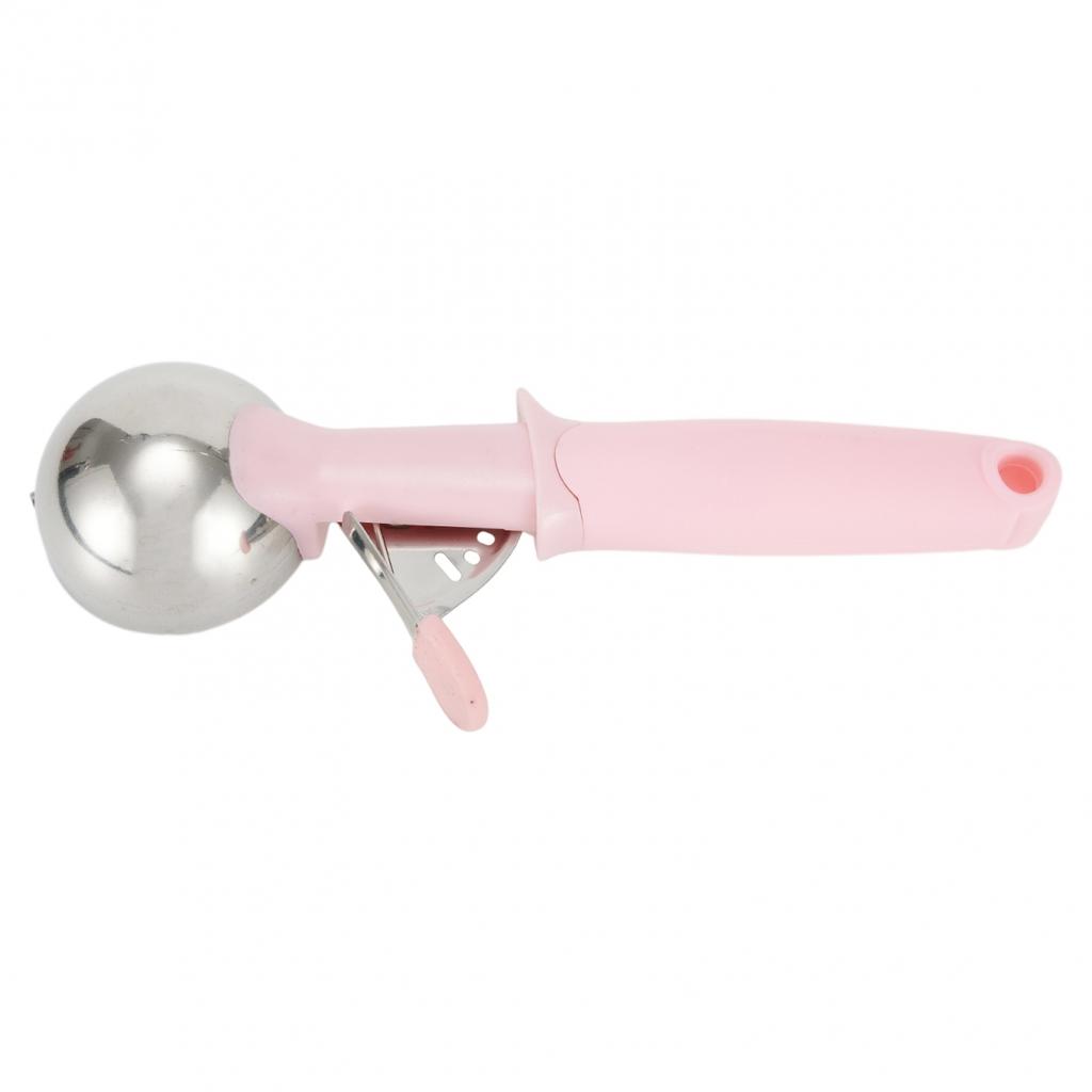Ice Cream Spoon Black Easy To Hold Household Gadgets