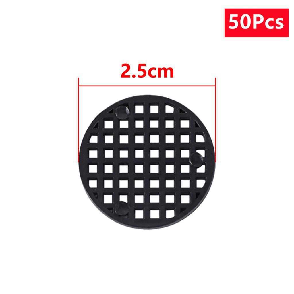 30Pcs Flower Pot Hole Mesh Pad 2.5/4.5/7.5cm Diameter Round Bonsai Basin Bottom Breathable Gasket Prevent Soil Loss Nettings