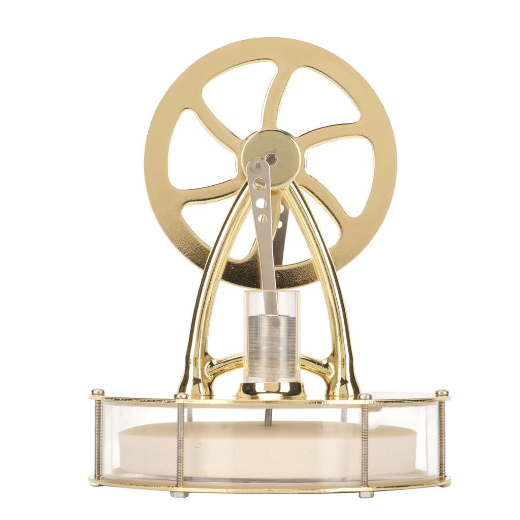 Stirling Engine Motor Model Gold Simple Operation Low Noise Stirling Scientific Physical Model