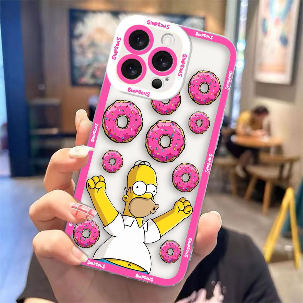 

Funny The S-Simpsons Cover Clear Phone Case For iPhone Apple 16E 16 15 14 12 13 11 Pro 8 7 SE Plus X XR XS Max TPU Case Shell IPHONE14PROMAX