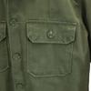 VINTAGE Herringbone Pattern Military jacket khaki Men's Used