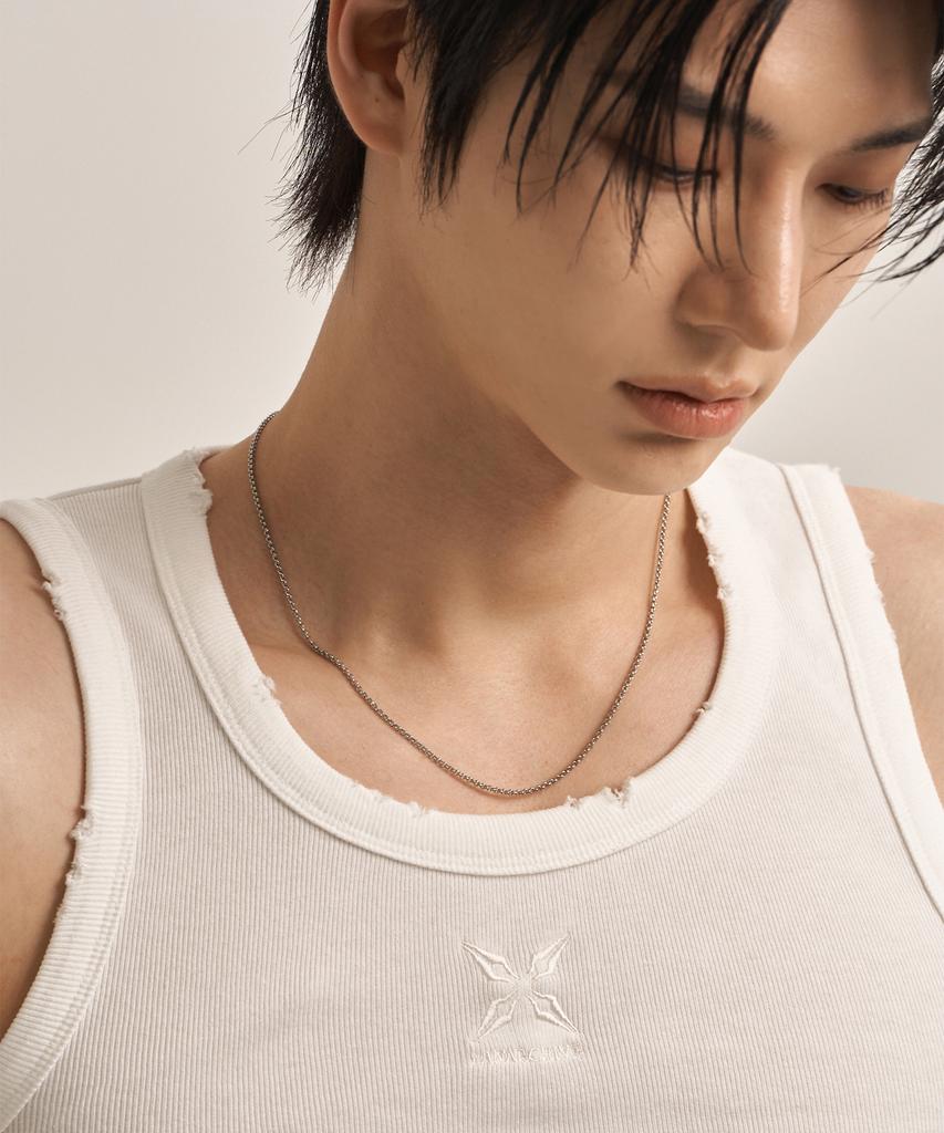 Lanarchive [1132] Basic Semi-Chain Necklace