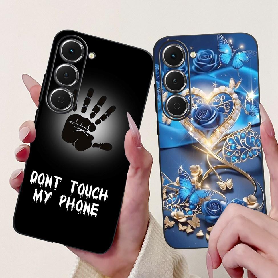 Casing For Tecno Spark 40Pro KM6 Cover For Techno Spark 40 Pro Case Silicone Luxury Butterfly Love Fashion Flowers Cool Painted