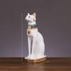 Resin Cat Statue Craft Elegant Desk Ornament For Gift Decoration Collection