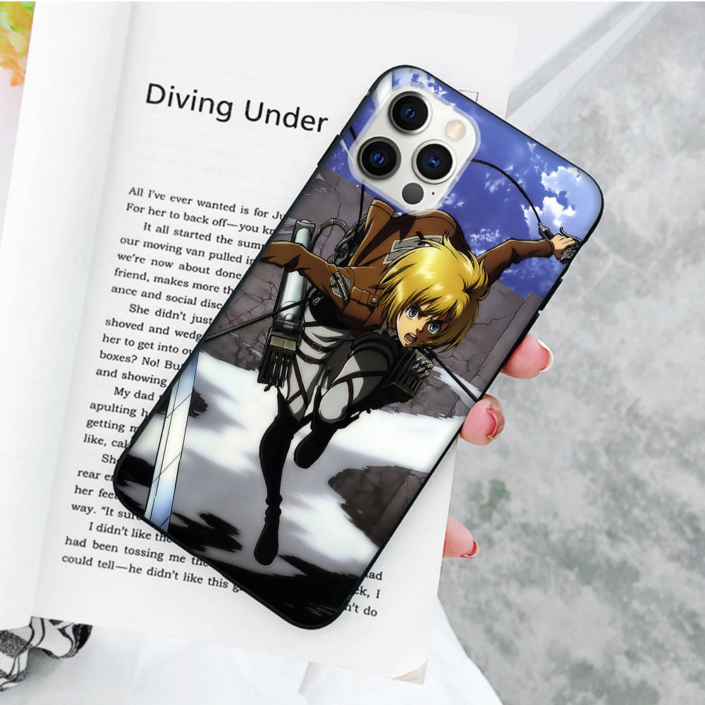 JW65 Rivaille Attack On Titans Soft Case for Samsung Note 20 Lite S24 Ultra S23 A03 A05 A06 A11 A71 A15 A16 A13 A24 A25 A33 A52 A53 A50 M55 M35 Plus