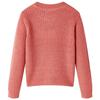 Pull-over tricoté pour enfants rose moyen 92/104/116/128/140