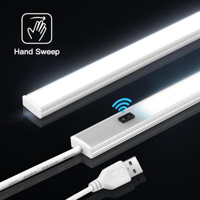 LED Innen-Nachtlicht 30/40/50 cm USB-Stecker Handwellenaktivierung 5W/6W/7W Helle Lampenleiste für Theken, Spülen, Kleiderschränke, Schreibtische