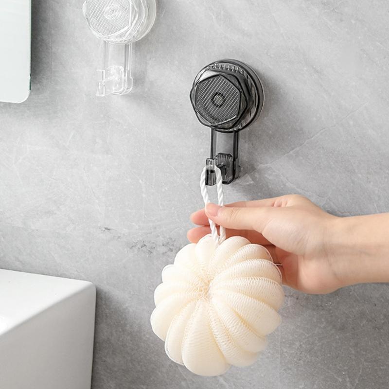 Suction Cup Hooks For Bathroom Kitchen And Door Easy Installation Hanger For Hanging Coat Bags And Cleaning Tools