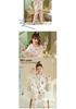 Spring & Autumn Cartoon Pajamas for Girls - Cute Long Sleeve Cardigan Set for Medium & Large Kids