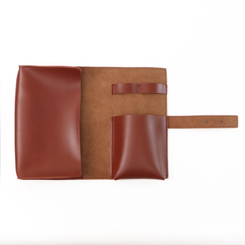 PU Leather Travel Electronic Storage Bag Portable Travel Essentials Data Line Storage Pouch for Power Banks & Accessories Gifts