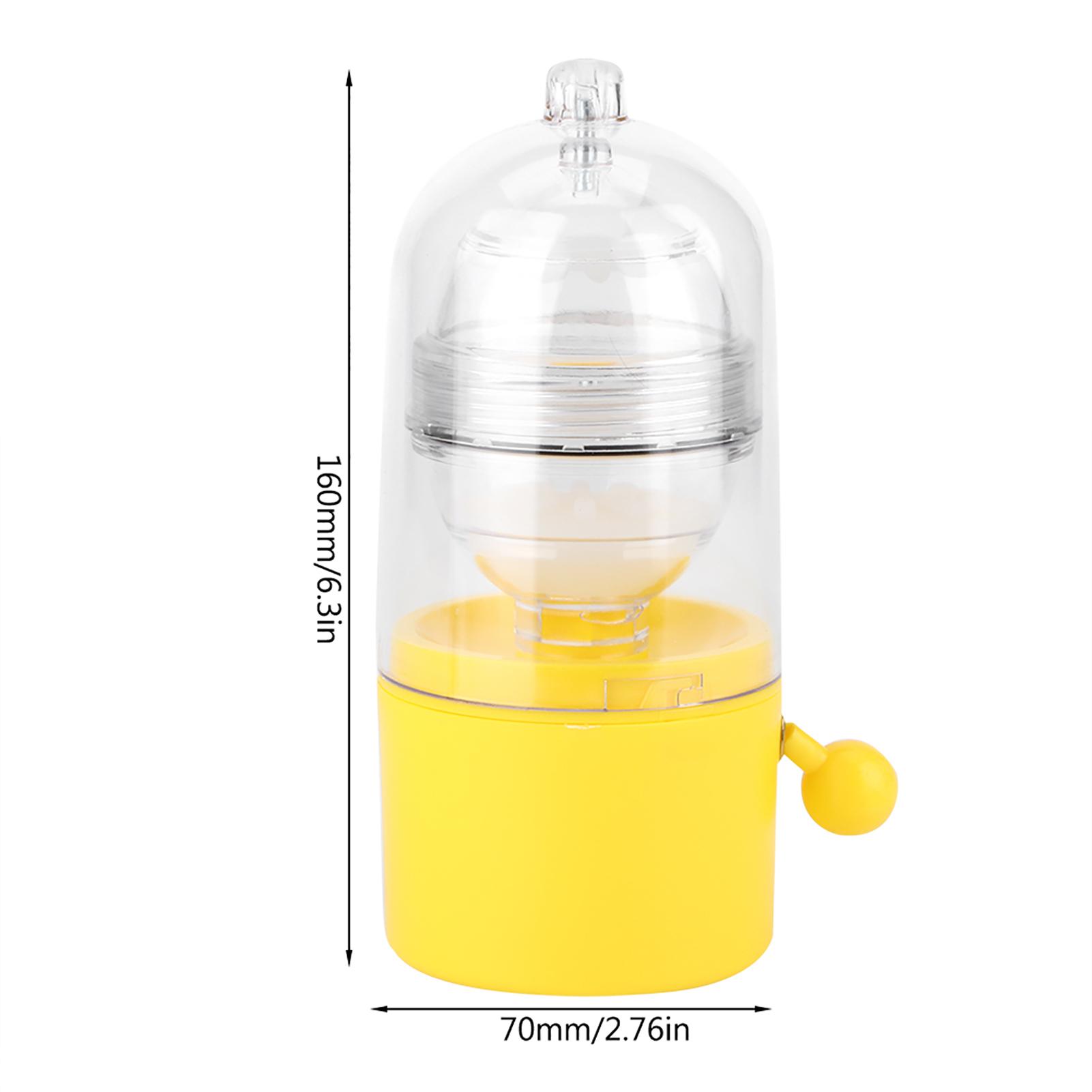 

Egg Yolk Shaker Gadget Manual Mixing Golden Whisk Eggs Spin Mixer Stiring Maker Puller Kitchen Cooking Baking Tools жёлтый