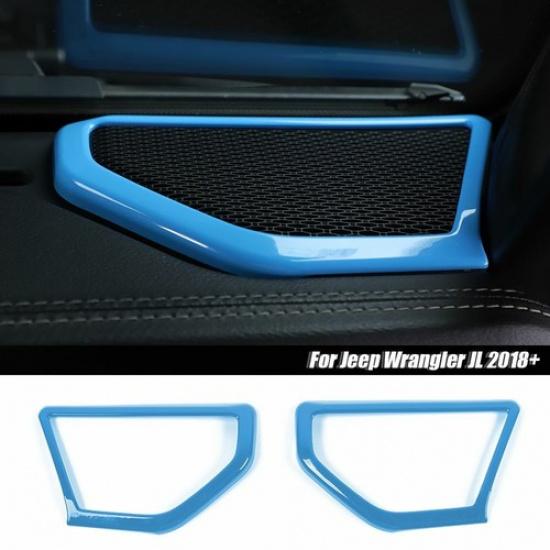 Inner A-pillar Speaker Cover Trim Bezel Accessories for Jeep Wrangler JL JT 18+