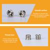 1/4 To 3/8 Inch Universal Camera Adapter Conversion Screw Nut Tripod Monopod Ballhead Mount Accessories
