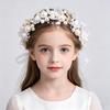 Korean Style Floral Wreath Headband for Girls - Forest Performance Crown Accessory