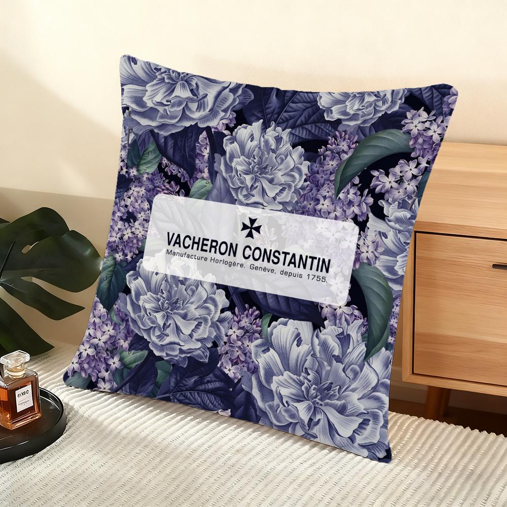 Cushion Cover Silky Short Plush Home Sofa Cushion Cover - Invisible Zipper Home Decoration FashionV-Vacherons C-Constantin