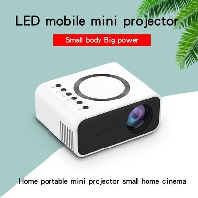 Mobilní projektor YT300, 320*240P přenosný ložnicový projektor pro domácí kino s vysokým rozlišením, vestavěný audio USB Wireless+plug-in mob