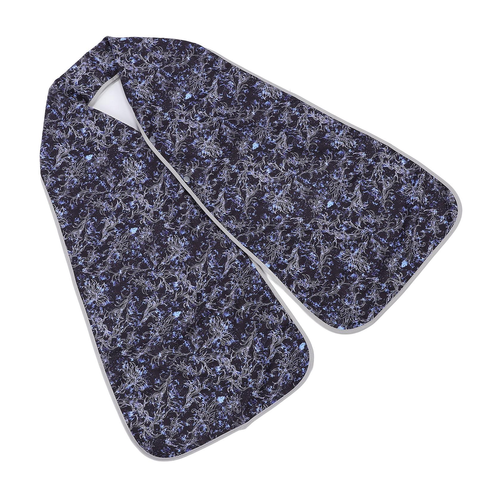 

Reversible Adult Bib Oil and Dirt Proof Adult Bib Scarf Elderly Dining Clothing Protector for