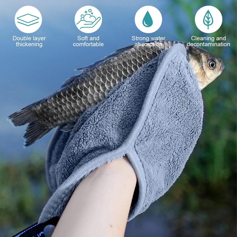 Zachte Sneldrogende Aas Handdoek Visserij Handdoeken Microvezel Handdoeken Met Haak Schoonmaak Handdoek voor Vissen of Schrobben Boten en Hengels