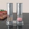 Electric Pepper Grinder Set Salt And Pepper Grinder USB Rechargeable Adjustable Coarseness Spice Mill With LED Light