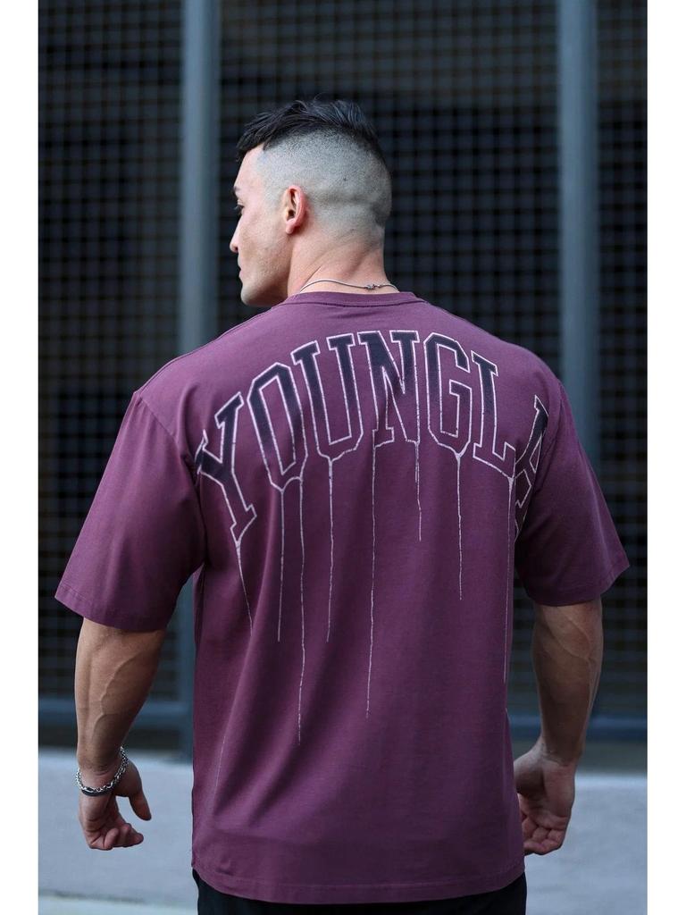 Men's Cotton Crew Neck Casual Fitness Short Sleeve T-Shirt for Summer