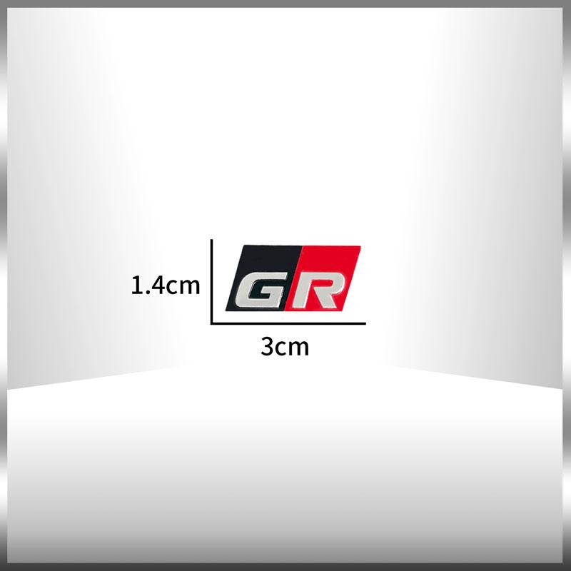 Emblemă 3D Aluminiu Styling Auto GR Sport/GR Gazoo Racing Autocolant Caroserie Portbagaj Pentru C-HR RAV4 YARiS Prius Harrier Corolla Accesoriu