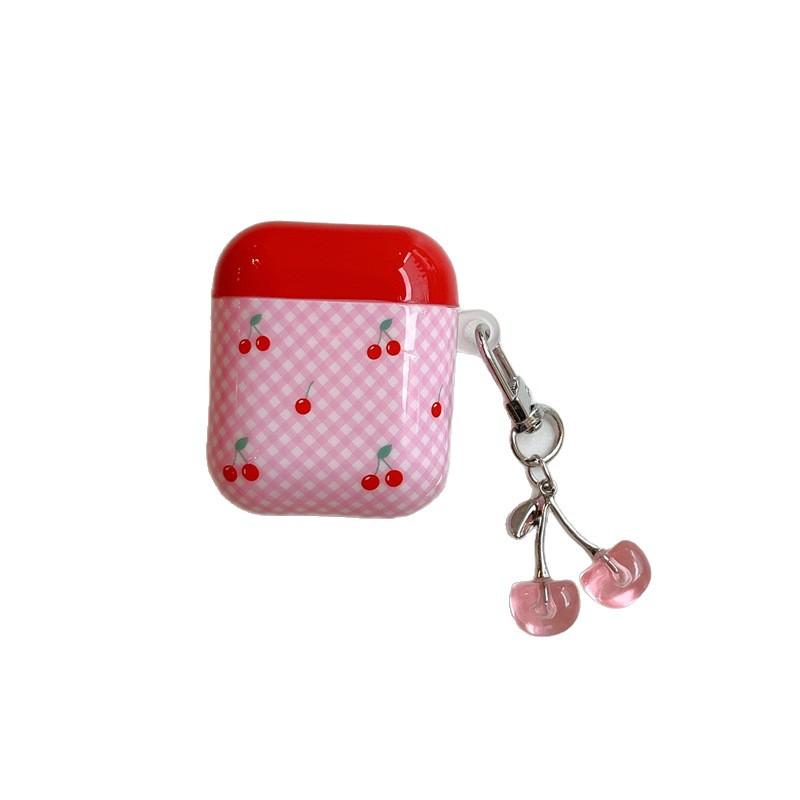 Contrasting Cherry for AirPods1 Apple Bluetooth Wireless Headset Case 1/1/1 Generation Cute Pendant Female