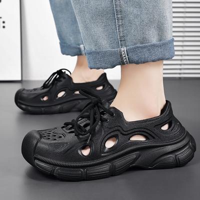 Herren Modische Freizeitschuhe Sommer Sandalen Herren und Damen Überkreuzte Sportschuhe Rutschfeste Hausschuhe Herren Outdoor Clogs Sandalen