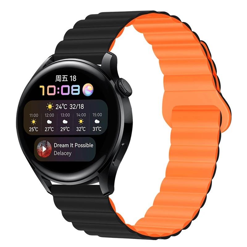 Silicone Strap For Samsung Galaxy watch 6 4 Classic 5 pro 3 Magnetic Loop bracelet HUAWEI GT 2 2e Pro 3 4 20mm 22mm Watch band