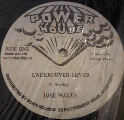 12inch Record JOSEY WALES  Undercover Lover  Nuffy Nuffy NONE Power House Jamaica Reggae Ska  Dub Used