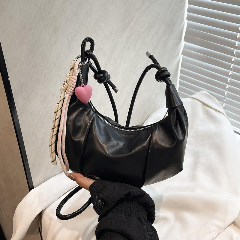 Women Casual Fashion Versatile Underarm Crossbody Shoulder Dumpling Bag