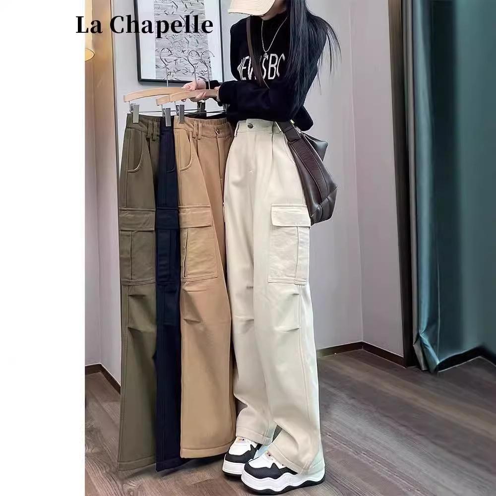 Women's High Waist Cargo Pants - Straight & Wide Leg Options for Spring/Autumn Climbing and Sports.
