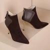 Fashion High Heels Women Ankle Boots Sexy Pointed Toe Designer Shoes Winter Fashion New Pumps 2025 Dress New Luxury Boots Mujer Zapatos