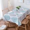 Türkis Abstrakt Blätter Streifen Rechteck Tischdecke Feier Party Dekor Waschbar Küche Esstischdecke Outdoor Picknick Dekor