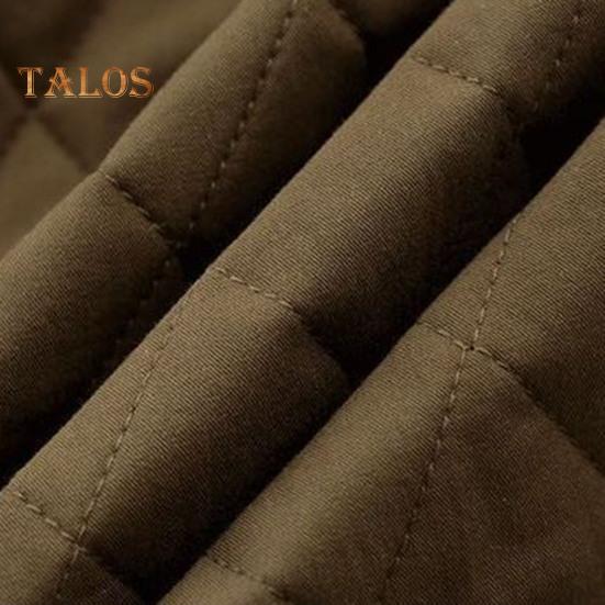 Damenjacke Stehkragen Langarm Rautenstruktur Einreihig Elastische Bündchen Einfarbig Taschen Sport Lady Coat