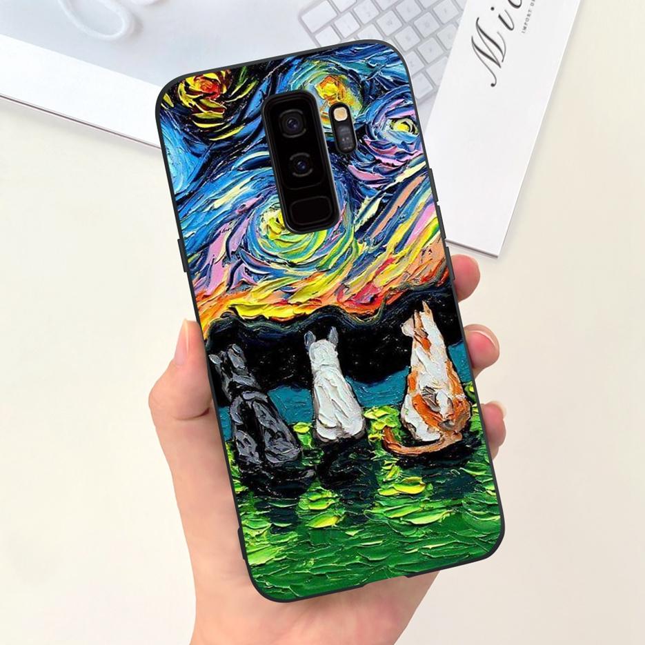 For Samsung Galaxy S9 Plus Case Unique Candy Painted Cover Soft Silicone Phone Case For Samsung S9 Plus S9+ GalaxyS9 Full Bumper