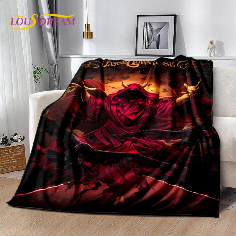 Icp Insane Clown Posse Juggalo Rap Metal Soft Flannel Blanket for Bed Bedroom Sofa Picnic,Throw Blanket for Cover Outdoors Gift